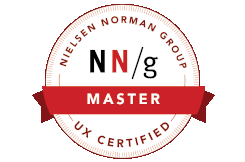 UX Certified w/Nielsen Norman Group